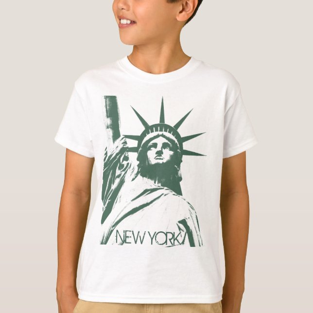 Kinderstatue des T - Shirt der Freiheit New York T (Vorderseite)