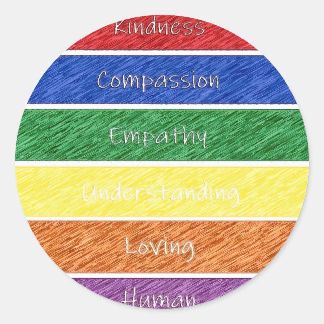 Kindersticker Runder Aufkleber (Vorderseite)