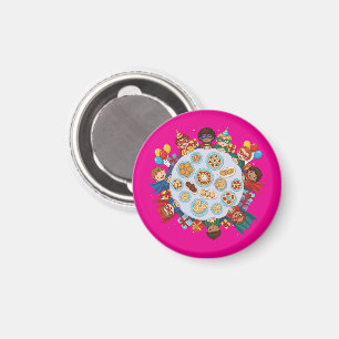 Kindersuperhero-Party Magnet