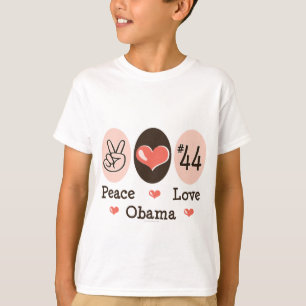 Kindert-shirt FriedensLiebeObama 44 T-Shirt