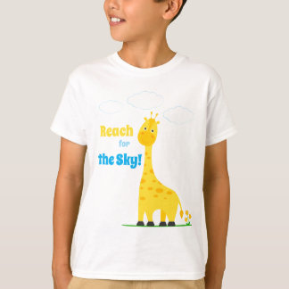 Kindert-Shirt mit einer süßen Giraffe T-Shirt