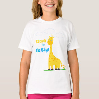 Kindert-Shirt mit einer süßen Giraffe T-Shirt