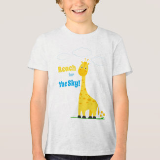 Kindert-Shirt mit einer süßen Giraffe Tri-Blend Shirt