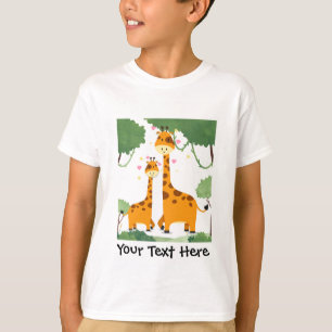 Kindert-Shirt mit Giraffenbild T-Shirt
