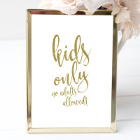 Kindertafel Gold Glitzer Erschwingliches Hochzeits