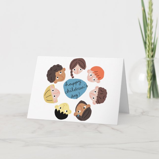 Kindertag Karte (Vorderseite)