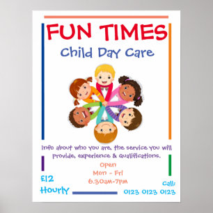 Kindertagesstätte anpassen poster