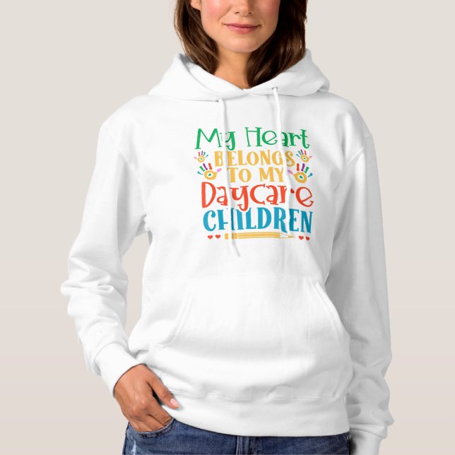 Kindertagesstätte Kinderbetreuung Lehrerin Prek N Hoodie (Vorderseite)
