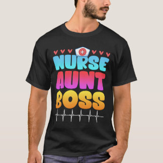 Kindertante Boss Mothers Day Auntie witzig T-Shirt