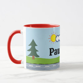 Kindertasse - Feuerwehr | personalisierbare Tasse