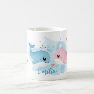 Kindertasse - Kleine Wale Kaffeetasse