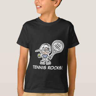 Kindertennis-T - Shirt   Tennis Rocks Cartoon