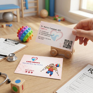 Kindertherapie Unternehmen Hellrot Visitenkarte