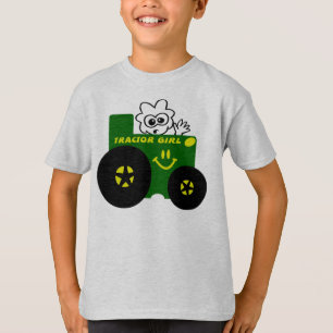 KINDERtraktor-MÄDCHEN-T - SHIRT