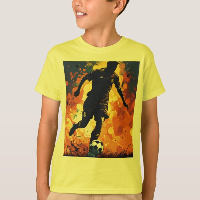 Kindertröckchen im Fußballstil T-Shirt (Vorderseite)