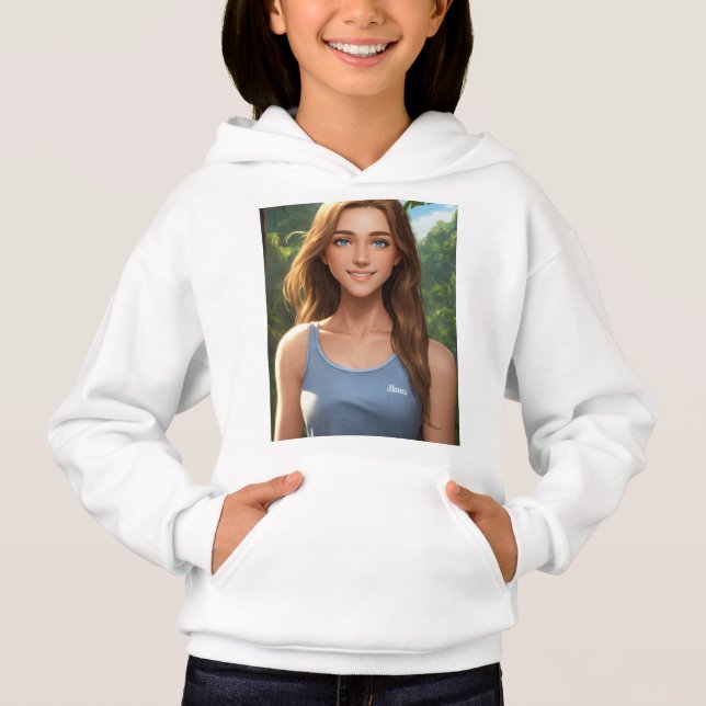Kindertuch Hoodie (Vorderseite)