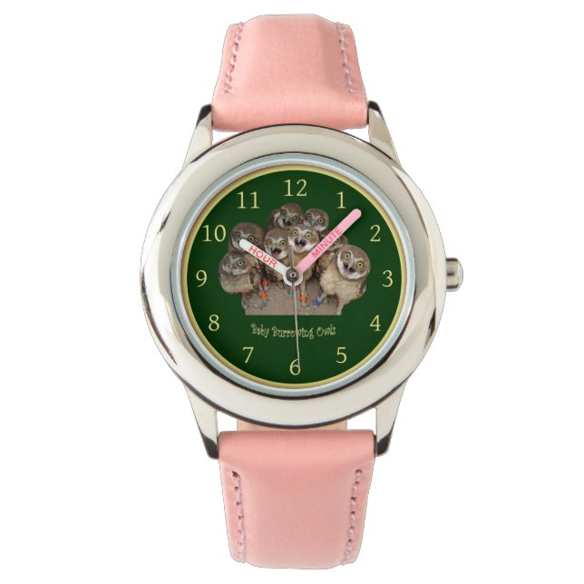 Kinderuhr ~ Babybriefe ~ Kinderhüllen Armbanduhr (Vorderseite)