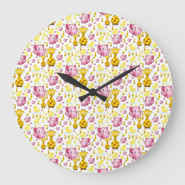 Kinderuhr, Große Wanduhr (Vorderseite)