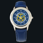 Kinderuhr mit Polizeiwache-Abzeichen Armbanduhr<br><div class="desc">Maßgeschneiderte Kinderuhr mit gelbem Abzeichen-Design der Polizei. Personalisierte Armbanduhren für Kinder. Einzigartige Geschenkidee zum Geburtstag für Jungen und Mädchen. Erstelle einen für Polizist, Sohn, Enkel, Neffe, kleinen Bruder, Geschwister, Tochter, Enkelin, Cousin, Freund, Kind, Enkel, kleine oder große Schwester usw. Vergnügen Strafverfolgungsthemengeschenke für zukünftige Offiziere, konstable, Sicherheitswache, stellvertretender Sheriff oder geheimer...</div>