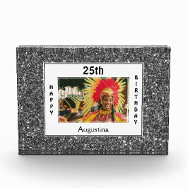 Kinderuhr mit silbernem Glitzerarmband | JEDES ALT Fotoblock