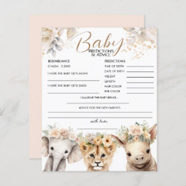 Kindervoraussagen & Ratschläge Girl Safari Babydus