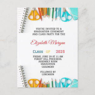 Kindervorschule für moderne Abschlüsse Postkarte