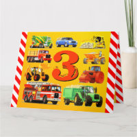 Kinderwagen "Custom Happy 3. Geburtstag"