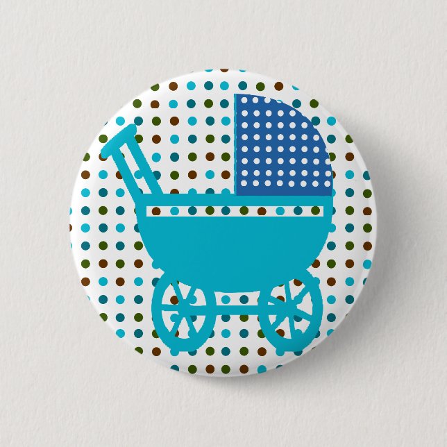 Kinderwagen-Geschenke Button (Vorderseite)