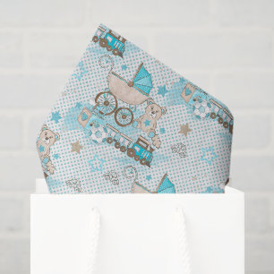 Kinderwagen Junge Seidenpapier