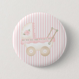 Kinderwagen-Rosa Button