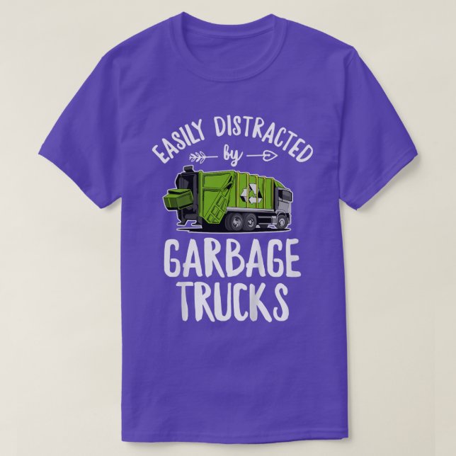 Kinderwagendesign für einen Garbage Truck Liebend T-Shirt (Design vorne)