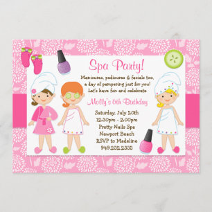 KinderWellness-Center-Geburtstags-Party Einladung