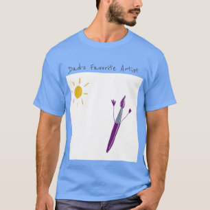 Kinderwerk für Vater auf einem T - Shirt