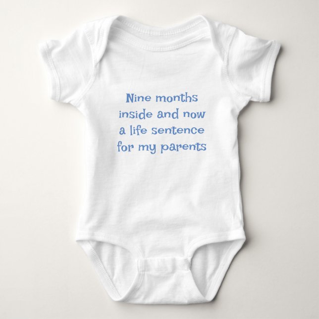 Kinderweste mit Slogan Baby Strampler (Vorderseite)
