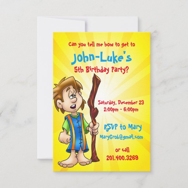 Kinderwunschkarte Einladung (Vorderseite)