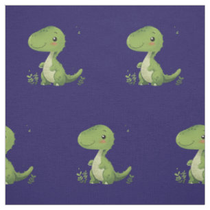 Kinderzeichentrickfilm Dinosaurier Tiere Blau Grün Stoff