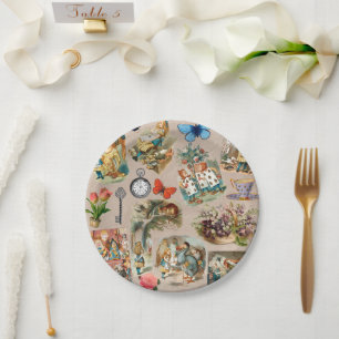 Kinderzimmer Alice Bunt 1800er Klassiker Wunderlan Pappteller