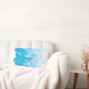 Kinderzimmer Baby Boys Room Blue Abstrakt Lendenkissen