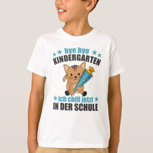 Kinderzimmer Cat School Children School Bag Sweet T-Shirt
