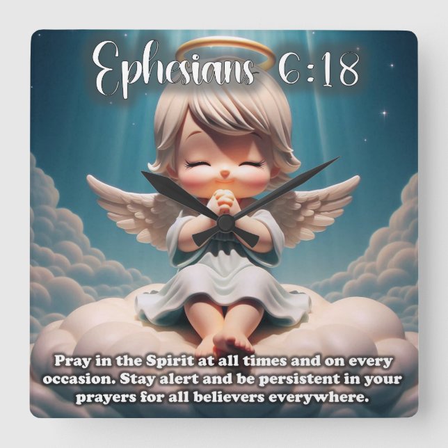 Kinderzimmer Christlich Uhr (Vorderseite)