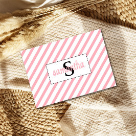 Kinderzimmer für Anfangsbuchstaben Dankeskarte