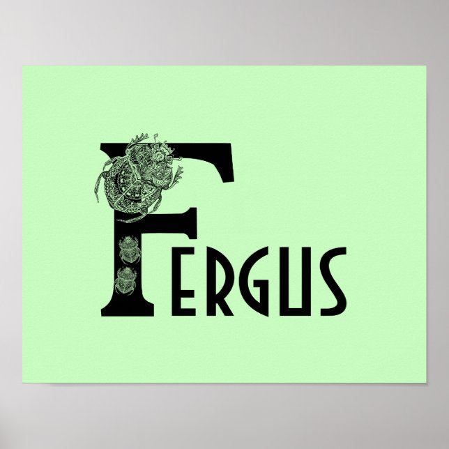 Kinderzimmer für kundenspezifische Farbkäfer-Monog Poster (Vorne)