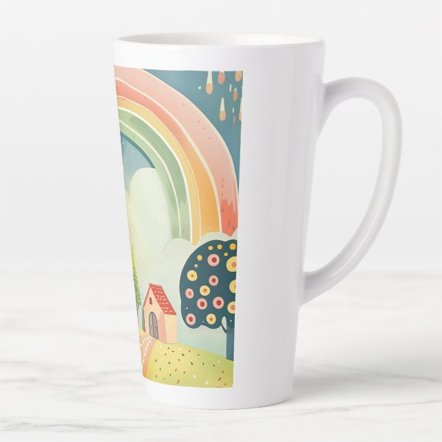 Kinderzimmer-Kunstdesign Milchtasse (Rechts)