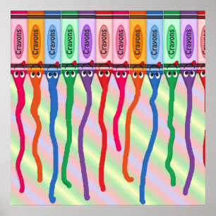 Kinderzimmer oder Artroom Mural Poster