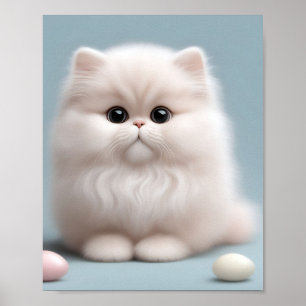 Kinderzimmer Persian Cat Kitten Poster