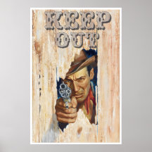 Kinderzimmer Poster Cowboy Art Western Druck Für T