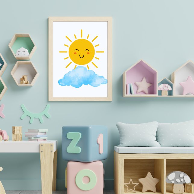 Kinderzimmer Poster für Sonne und Wolken (Von Creator hochgeladen)