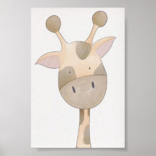 Kinderzimmer Poster - Giraffe