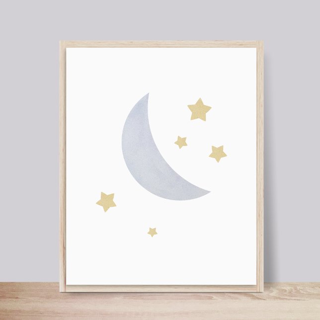 Kinderzimmer-Poster "Moon and Stars" Poster (Von Creator hochgeladen)