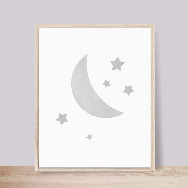 Kinderzimmer-Poster "Moon and Stars" Poster (Von Creator hochgeladen)